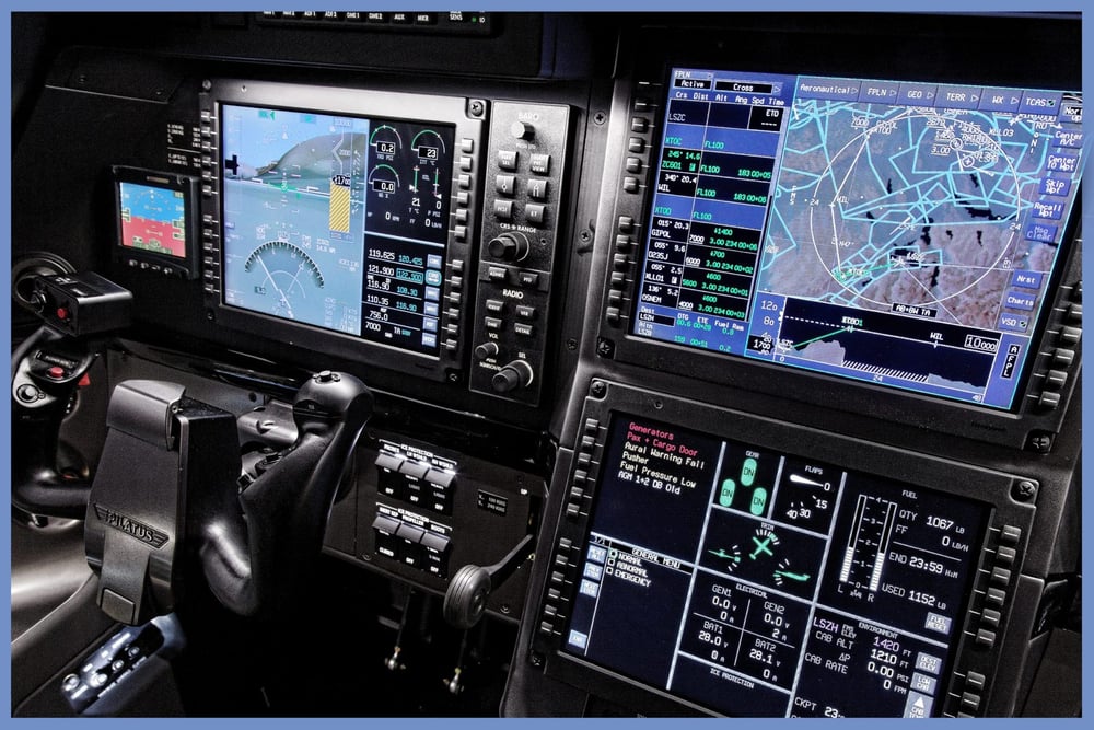Cockpit Pilatus PC-12NG mit SmartView