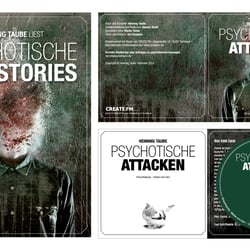 CD Artwork, Plakate, Aufkleber: Hörbuch „Psychotische Attacken“