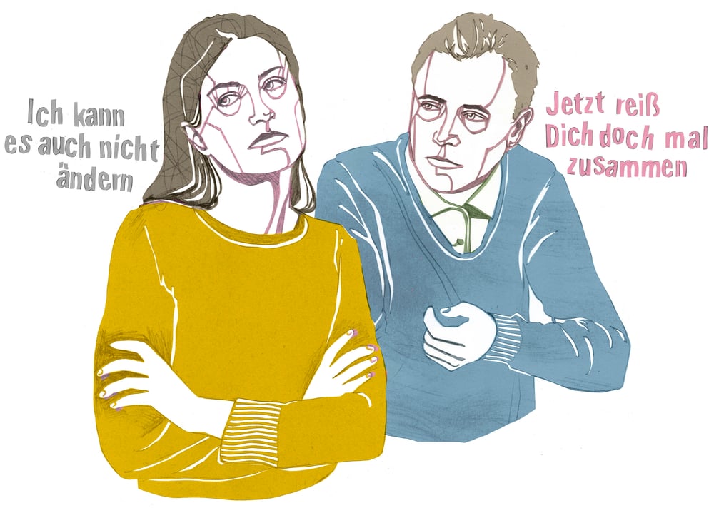 Papercut zum Thema Depression