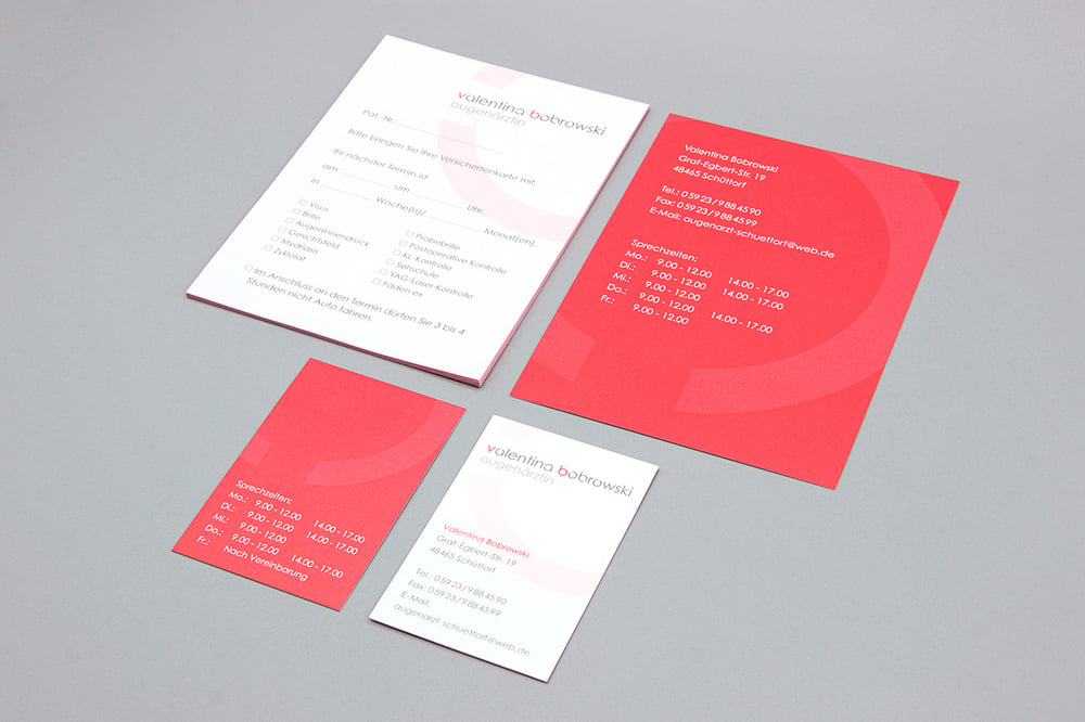 Corporate Design Augenärztin
