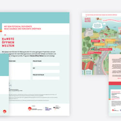 Künste Öffnen Welten Corporate Design