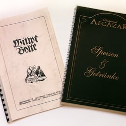 klassische Speisekartengestaltung – Cover