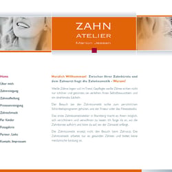 WEB-Auftritt – Willkommen im Zahn-Atlier