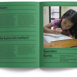Layout der Broschüre