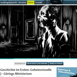 ARD Doku Illustrationen in s/w