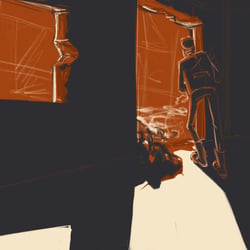 Storyboardzeichnung