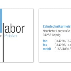 Visitenkarte . Dentallabor Alexander Peisker