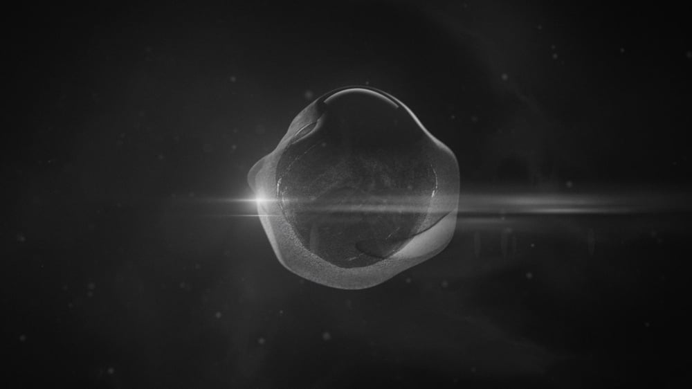 Something black and blobby…