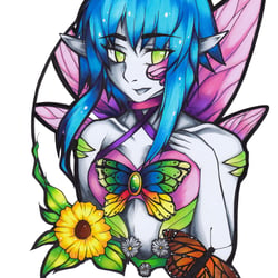 Kleine Fee / Copiczeichnung