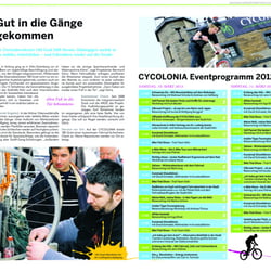 Messezeitung, Innen, Doppelseite