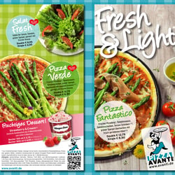 PIZZA AVANTI : Aktionsflyer Frühling
