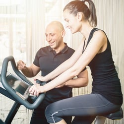 Fitness Studio Shooting mit A G und R. M.