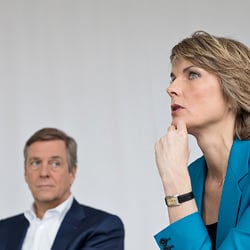 Interview Claus Kleber und Marietta Slomka ZDF