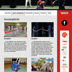 Budoclub Website Rework Beispiel 2 (Inoffiziell)