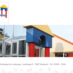 Broschüre Kindergarten Lindenweg, Rückseite