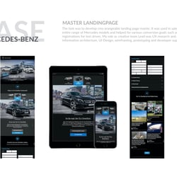 UI/UX-Case Mercdes-Benz CMS-Landingpage