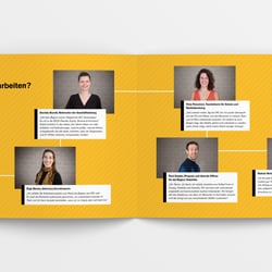 IRC Jahresbericht im A4-Querformat – Mitarbeiter