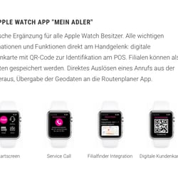 DIE APPLE WATCH APP „MEIN ADLER“