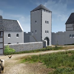 Tiere auf der virtuellen Burg