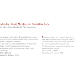 Tischkalender (Illustrationen) zu Stanislav Lemm-König Murdas