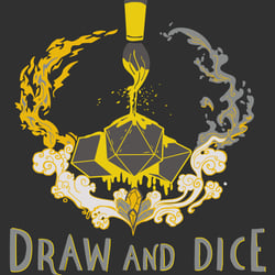 Logo Design Draw and Dice