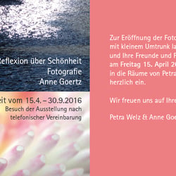 Einladung Fotoausstellung