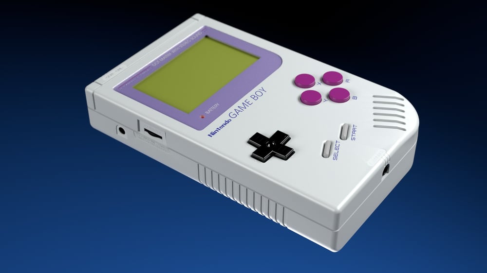 GameBoy Modeling in C4D