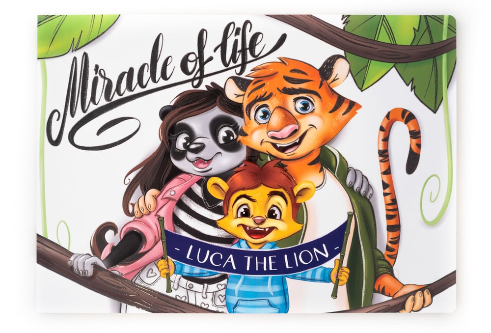 Illustration für das Kinderbuchcover „Miracle of life“