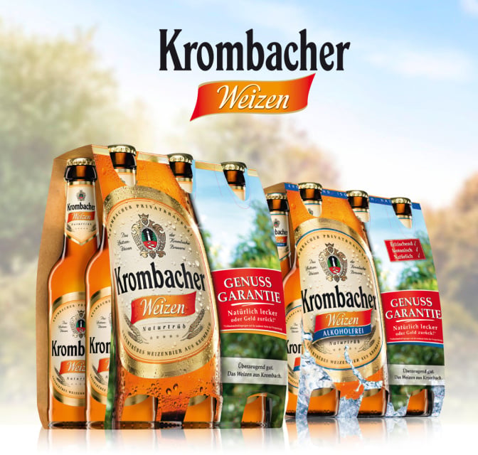 Krombacher Weizen Genuss-Garantie