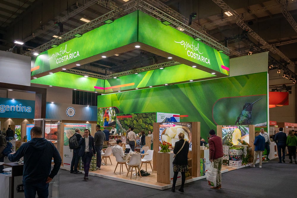 Messestand Costa Rica – Auftraggebber AHK Costa Rica-Deutschland