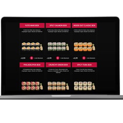 Onlineshop zur Bestellung von Sushi in Boxen