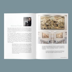Design und Layout für das Kunstbooklet des Kempinski Taschenbergpalais Hotel in Dresden