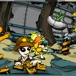 Onlines against Darq Robot