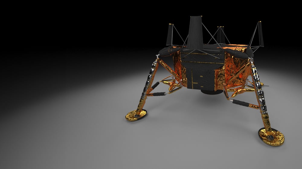 Lunar Lander 3D Model