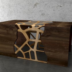 Coffee table.  Erstellt mit 3ds Max, V-ray, Photoshop