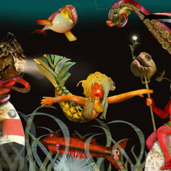 iwi creatures made of plants and fruits