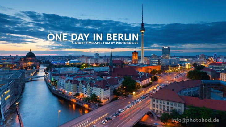 One Day in Berlin. Motion Timelapse.