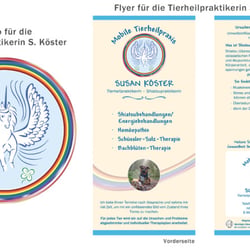 Flyer nach Kundenvorgabe.