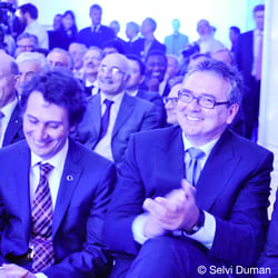 v.l.n.r. Mesut Koc, türkischer Generalkonsul und Peter Küspert,Präsident des OLG München