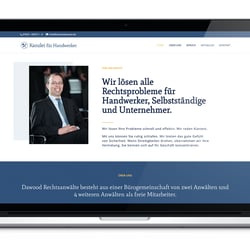 One Pager Website – kanzleifürhandwerker.de