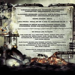 CD DESIGN: Digipack für Band – inside left