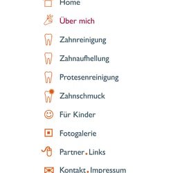 Konzept Für WEB: Entwicklung des Navigations-Schemas und dazugehörige Piktogramme