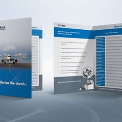 Folderdesign und Fotografie