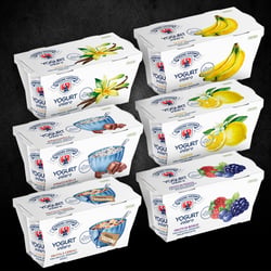 Vollmilchjoghurt 125 g im 2er Cluster – Becher, Platine und Cluster