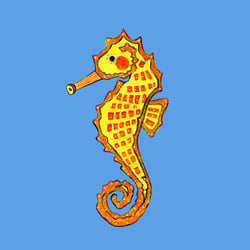 Kinderzimmerschmuck „Seahorse“