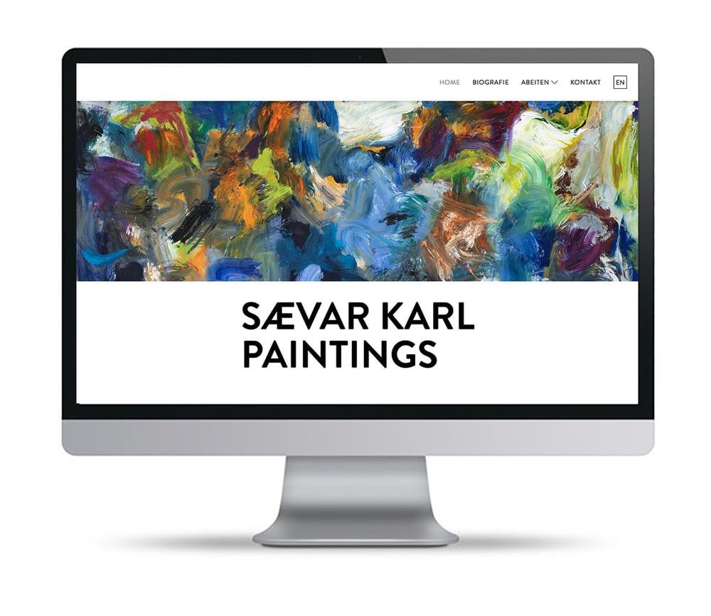 Websitegestaltung, Startseite