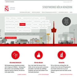 Webrelaunch der Stadtwerke Köln