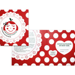 marmeladenmädchen. Corporate Design, hier Gutschein