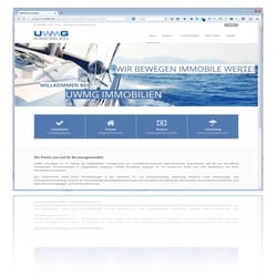 UWMG Immobilien – komplettes Corporate und responsive Web Design