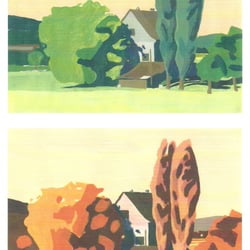 Haus in Landschaft